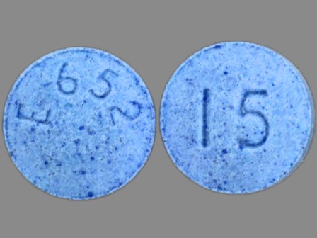 round, blue, tablet E 652 15