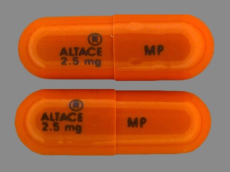 Altace 2 5 mg MP: (61570-111) Altace 2.5 mg Oral Capsule by Pfizer Laboratories Div Pfizer Inc