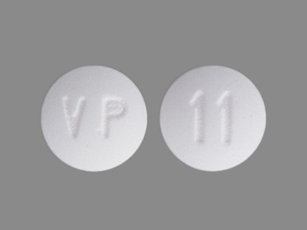 VP 11: (61748-011) Ethambutol Hydrochloride 100 mg Oral Tablet by Versa Pharmaceutical