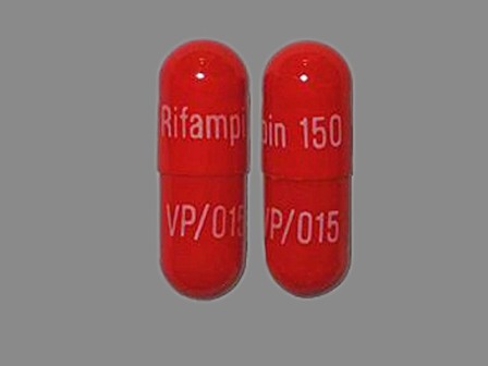 Rifampin 150 VP 015: (61748-015) Rifampin 150 mg Oral Capsule by Central Texas Community Health Centers