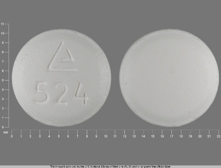 524: Hydrocodone Bitartrate 7.5 mg / Ibuprofen 200 mg Oral Tablet