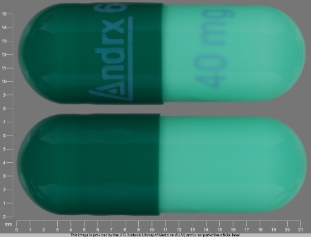 Andrx 640 40 mg: (62037-640) Omeprazole 40 mg Delayed Release Capsule by Kaiser Foundation Hospitals