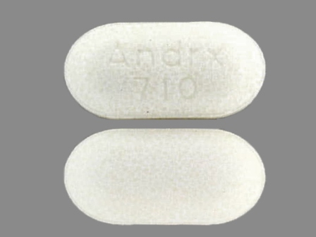 Andrx 710: Potassium Chloride 750 mg Extended Release Tablet