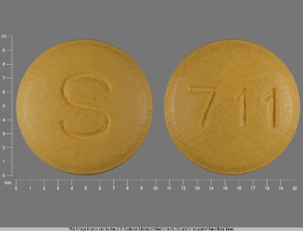 S 711: (62756-711) Topiramate 100 mg Oral Tablet by Rebel Distributors Corp