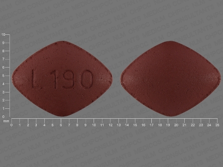 L190: (63304-192) Desvenlafaxine 100 mg (Desvenlavaxine Succinate 152 mg) 24 Hr Extended Release Tablet by Ranbaxy Pharmaceuticals Inc.