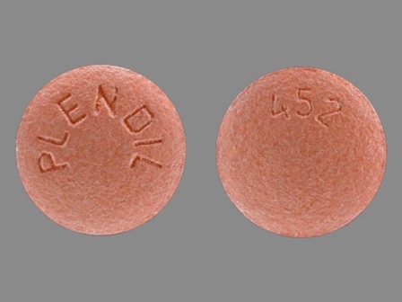 452 PLENDIL: (63304-437) Felodipine 10 mg 24 Hr Extended Release Tablet by Ranbaxy Pharmaceuticals Inc