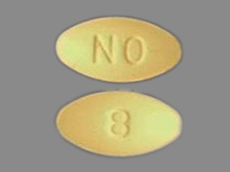 8 NO: (63304-459) Ondansetron 8 mg Oral Tablet by Mckesson Corporation Dba Rx Pak