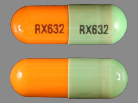 RX632: (63304-632) Fluoxetine 40 mg (As Fluoxetine Hydrochloride 44.8 mg) Oral Capsule by Rebel Distributors Corp