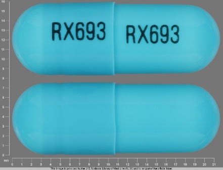 RX693: (63304-693) Clindamycin Hydrochloride 300 mg Oral Capsule by Denton Pharma, Inc.