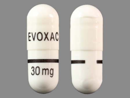 EVOXAC 30 mg: (63395-201) Evoxac 30 mg Oral Capsule by Daiichi Sankyo Pharma Development
