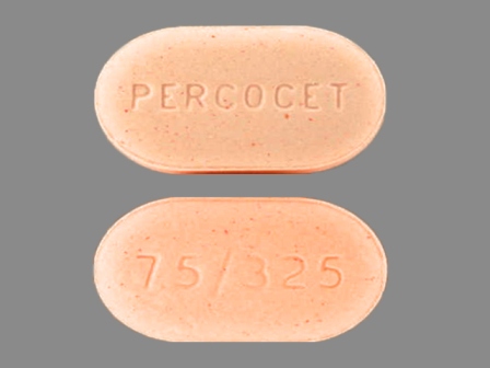 PERCOCET 7 5 325: Percocet 7.5/325 Oral Tablet