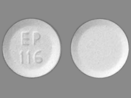 EP 116: (64125-116) Furosemide 20 mg Oral Tablet by Excellium Pharmaceutical Inc.