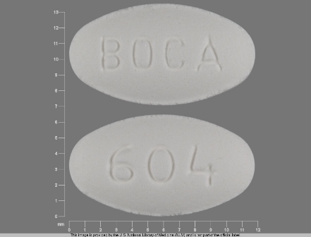 BOCA 604: (64376-604) Methscopolamine 5 mg Oral Tablet by Boca Pharmacal, LLC