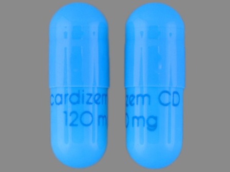 cardizem CD 120 mg: (64455-795) 24 Hr Cardizem 120 mg Extended Release Capsule by Bta Pharmaceuticals Inc.