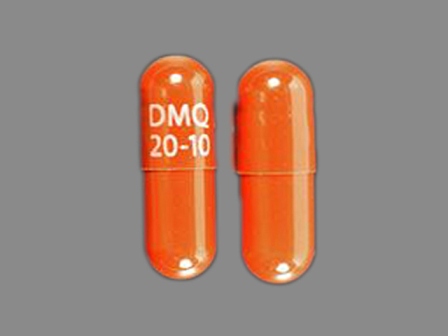 DMQ 20 10: (64597-301) Nuedexta (Dextromethorphan Hydrobromide 20 mg / Quinidine Sulfate 10 mg) Oral Capsule by Avanir Pharmaceuticals, Inc.