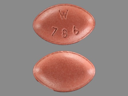 W786: (64679-786) Carbidopa 37.5 mg / Entacapone 200 mg / L-dopa 150 mg Oral Tablet by Wockhardt Limited