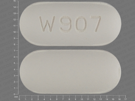 W907: Ranitidine 300 mg (Ranitidine Hydrochloride 336 mg) Oral Tablet