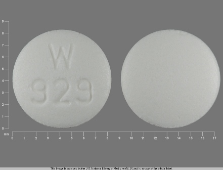 W 929: Lisinopril 10 mg Oral Tablet