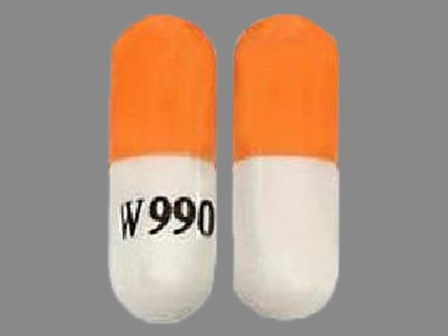 W990: (64679-990) Zonisamide 100 mg Oral Capsule by Wockhardt USA LLC.