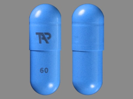 TAP 60: (64764-175) Kapidex 60 mg Enteric Coated Capsule by Takeda Pharmaceuticals America, Inc.