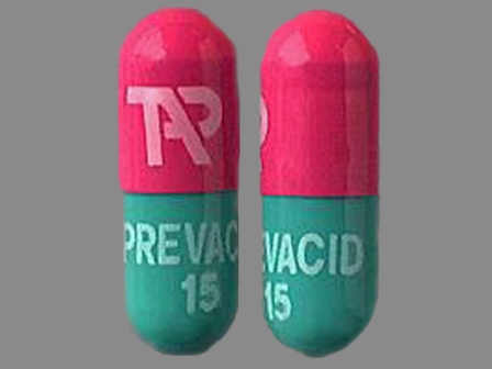 TAP PREVACID 15: (64764-541) Prevacid 15 mg Enteric Coated Capsule by Takeda Pharmaceuticals America, Inc.