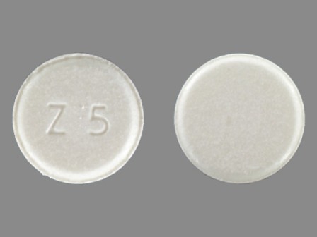 Z 5: (64896-692) Zomig-zmt 5 mg Disintegrating Tablet by Impax Laboratories, Inc.