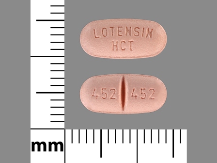 LOTENSINHCT 452: (64980-194) Benazepril Hydrochloride and Hydrochlorothiazide Oral Tablet by Rising Pharmaceuticals, Inc.