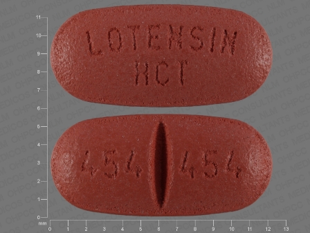 LOTENSINHCT 454: (64980-196) Benazepril Hydrochloride and Hydrochlorothiazide Oral Tablet by Rising Pharmaceuticals, Inc.