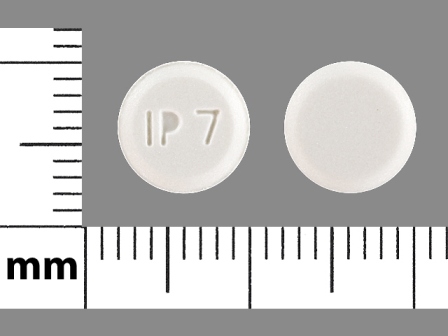 IP7 round white tablet