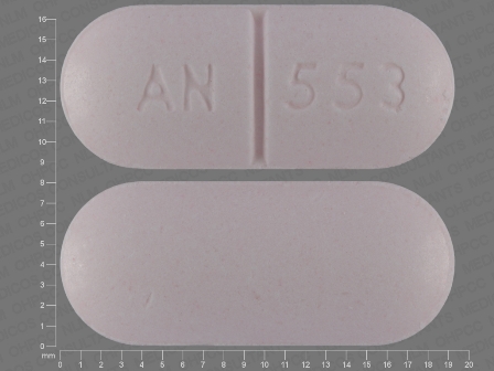 AN 553: (65162-553) Metaxalone 800 mg Oral Tablet by Denton Pharma, Inc. Dba Northwind Pharmaceuticals