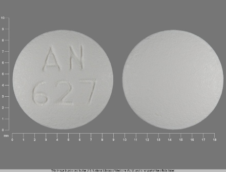 AN 627 white round tablet