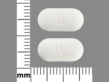 10 A: (65862-032) Mirtazapine 45 mg Oral Tablet by Aurobindo Pharma Limited