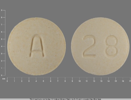 A 28: (65862-044) Hctz 12.5 mg / Lisinopril 20 mg Oral Tablet by Aurobindo Pharma Limited
