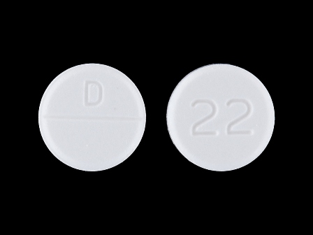 D 22: (65862-169) Atenolol 50 mg Oral Tablet by Aurolife Pharma LLC