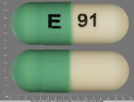 E 91: Fluoxetine 20 mg (As Fluoxetine Hydrochloride 22.4 mg) Oral Capsule
