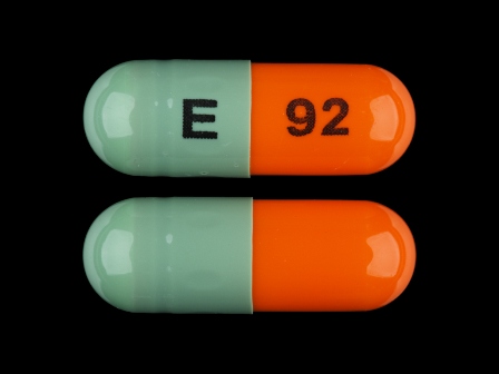 E 92: Fluoxetine 40 mg (As Fluoxetine Hydrochloride 44.8 mg) Oral Capsule