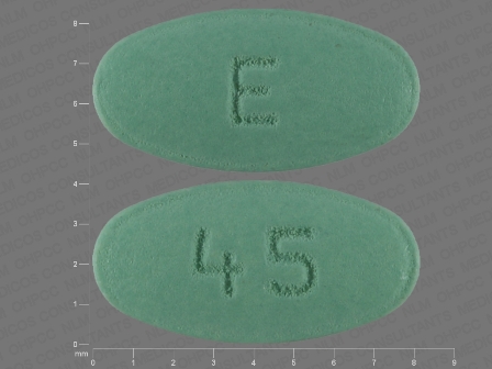 E 45: (65862-201) Losartan Potassium 25 mg Oral Tablet, Film Coated by Preferred Pharmaceuticals, Inc.