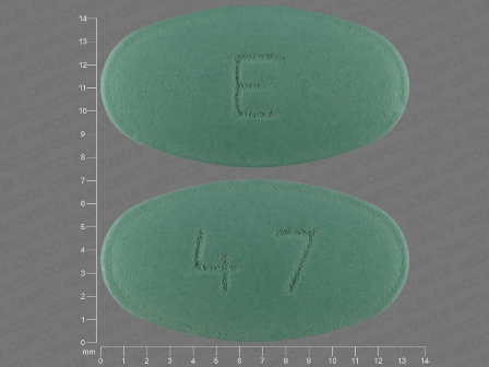E 47: (65862-203) Losartan Potassium 100 mg Oral Tablet, Film Coated by Contract Pharmacy Services-pa