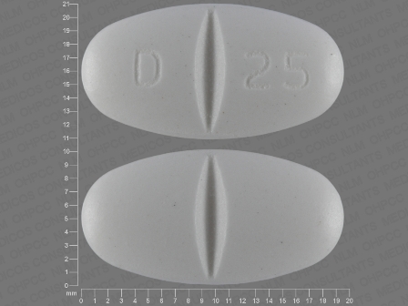 D 25: (65862-524) Gabapentin 800 mg Oral Tablet by Aurobindo Pharma Limited