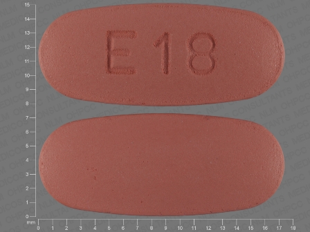 E 18: (65862-603) Moxifloxacin Hydrochloride 400 mg Oral Tablet, Film Coated by Redpharm Drug, Inc.