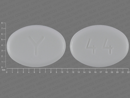 Y 44: (65862-607) Pramipexole Dihydrochloride 0.75 mg (As Pramipexole 0.525 mg) Oral Tablet by Aurobindo Pharma Limited