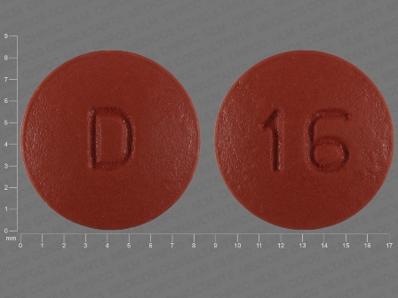 D 16: Quinapril (As Quinapril Hydrochloride) 20 mg Oral Tablet