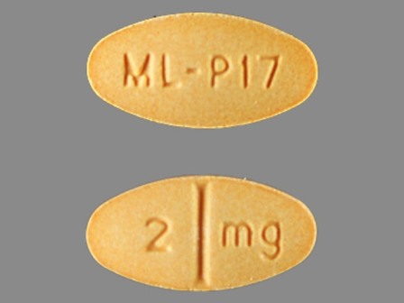 ML P17 2 mg: (67253-381) Doxazosin (As Doxazosin Mesylate) 2 mg Oral Tablet by Dava Pharmaceuticals, Inc.