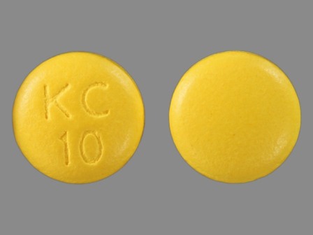 KC 10: (67544-237) Klor-con 10 Meq Extended Release Tablet by Aphena Pharma Solutions - Tennessee, LLC