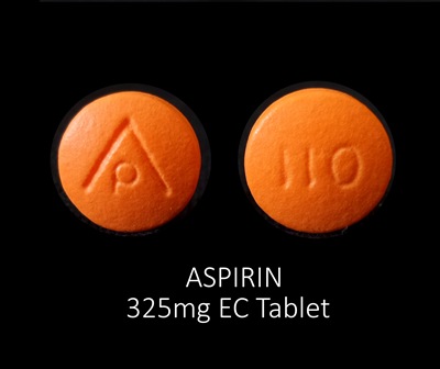 AP 110: (68071-3189) Aspirin 325 mg Ec 325 mg Ec 325 mg Oral Tablet by Proficient Rx Lp