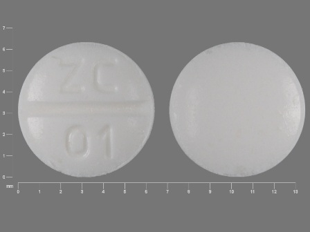 ZC 01: Promethazine Hydrochloride 12.5 mg Oral Tablet