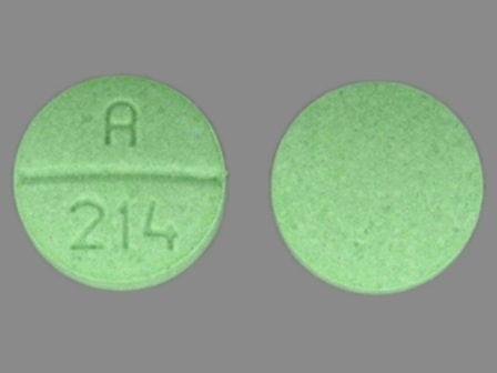 A 214: Oxycodone Hydrochloride 15 mg Oral Tablet