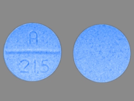 A 215: Oxycodone Hydrochloride 30 mg Oral Tablet