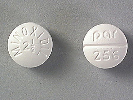 Par256 Minoxidil 2 5: (68084-204) Minoxidil 2.5 mg Oral Tablet by Cardinal Health