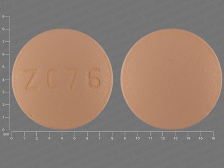 ZC 76: (68084-273) Risperidone 2 mg Oral Tablet by American Health Packaging